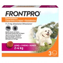 Frontpro hond s 2-4 kg 3 tabl