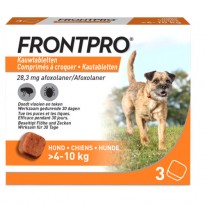 Frontpro hond m 4-10 kg 3tabl