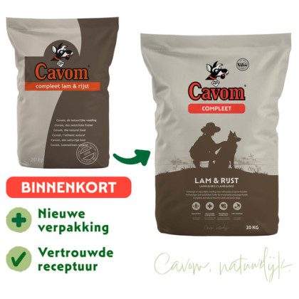 Cavom Compleet lam & rijst 20kg