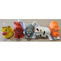 Theuns Latex kleine boerderij dieren 8 / 10 cm p/st willekeurig geleverd