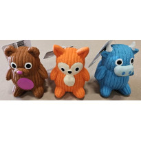 Theuns Latex Latex koe vos en beer 9,5 / 9,5 / 9 cm p/st willekeurig geleverd