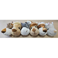 Theuns Pluche wilde dieren assortiment met piep 15 cm p/st willekeurig geleverd