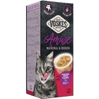 Voskes Mousse met stukjes makreel en kip  7 x 30gr