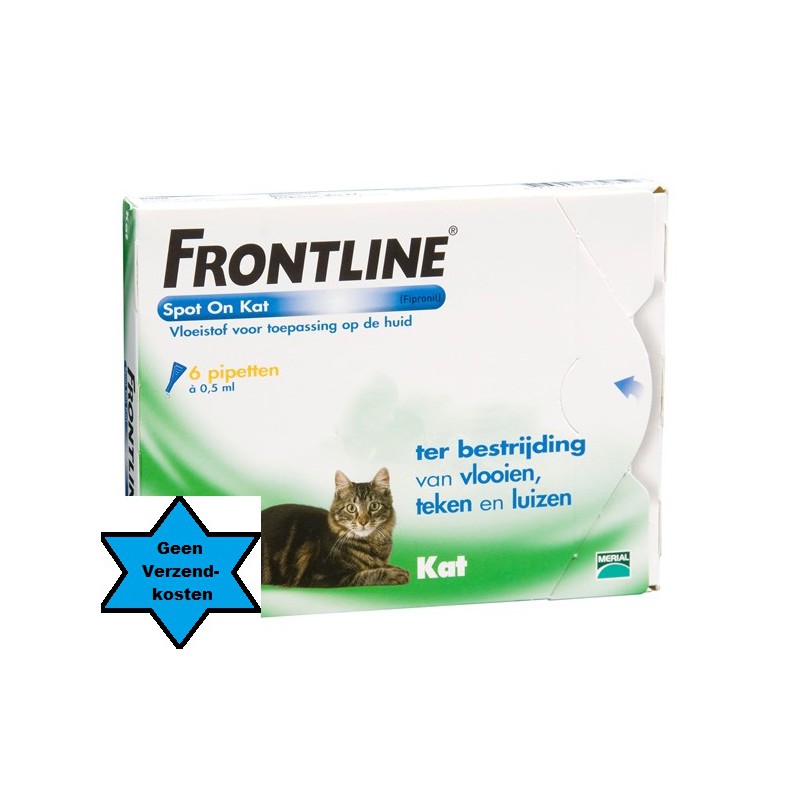 Frontline Kat Spot 6 pipet - Theuns