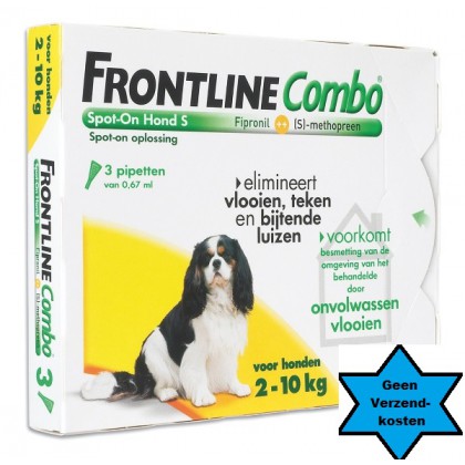 Frontline Hond Combo S  3 pipet